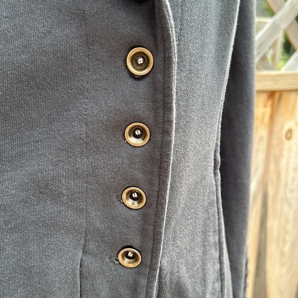 Soft Surroundings Gray Shacket Size Small - Picture 2 of 11